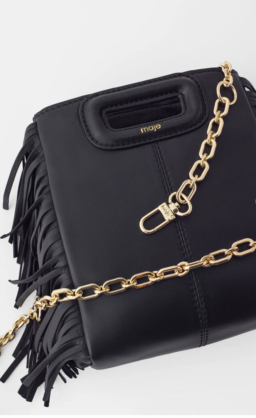 Sac M mini en cuir lisse