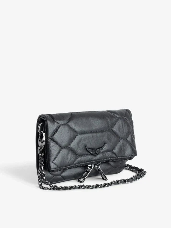 Zadig & Voltaire - Sac rocky noir matelassé femme