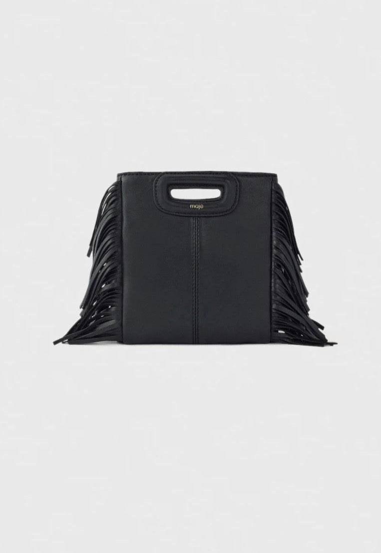 Sac M mini en cuir lisse