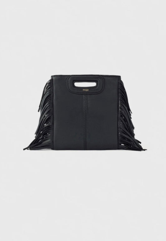 Sac M mini en cuir lisse