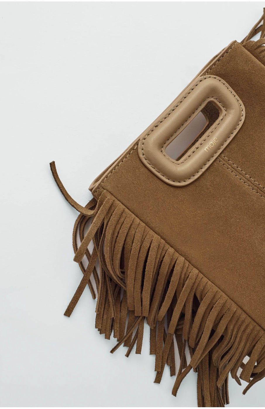 Sac M mini en cuir Suède